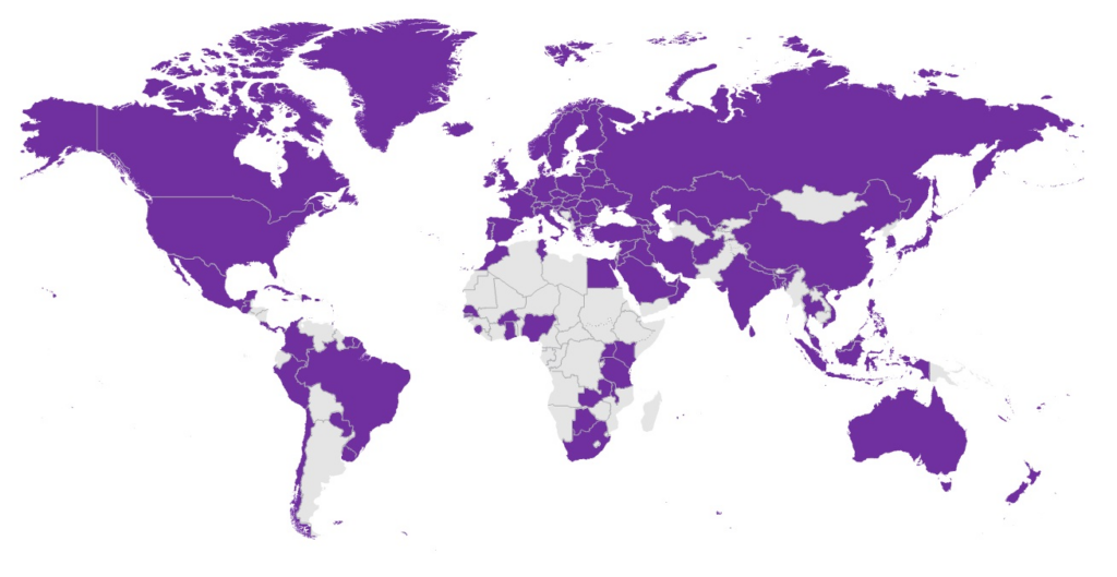 countries with an NCS